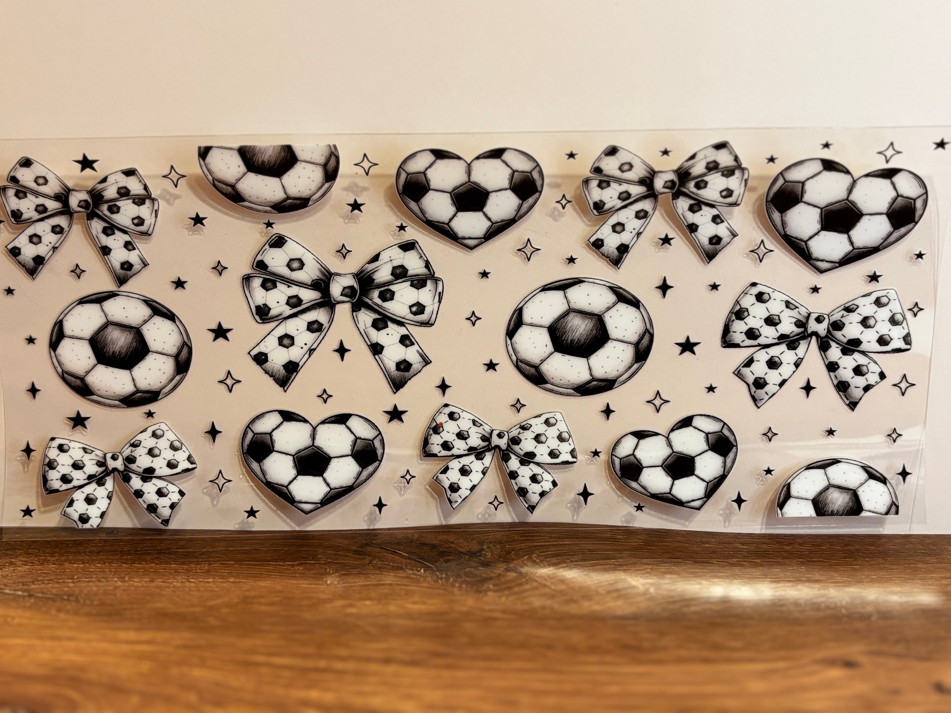 Soccer Hearts & Bows - Wrap