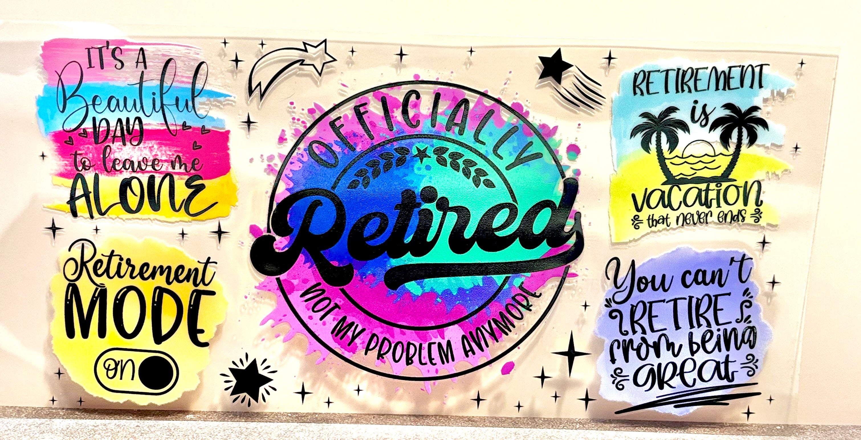 Officially Retired - Wrap