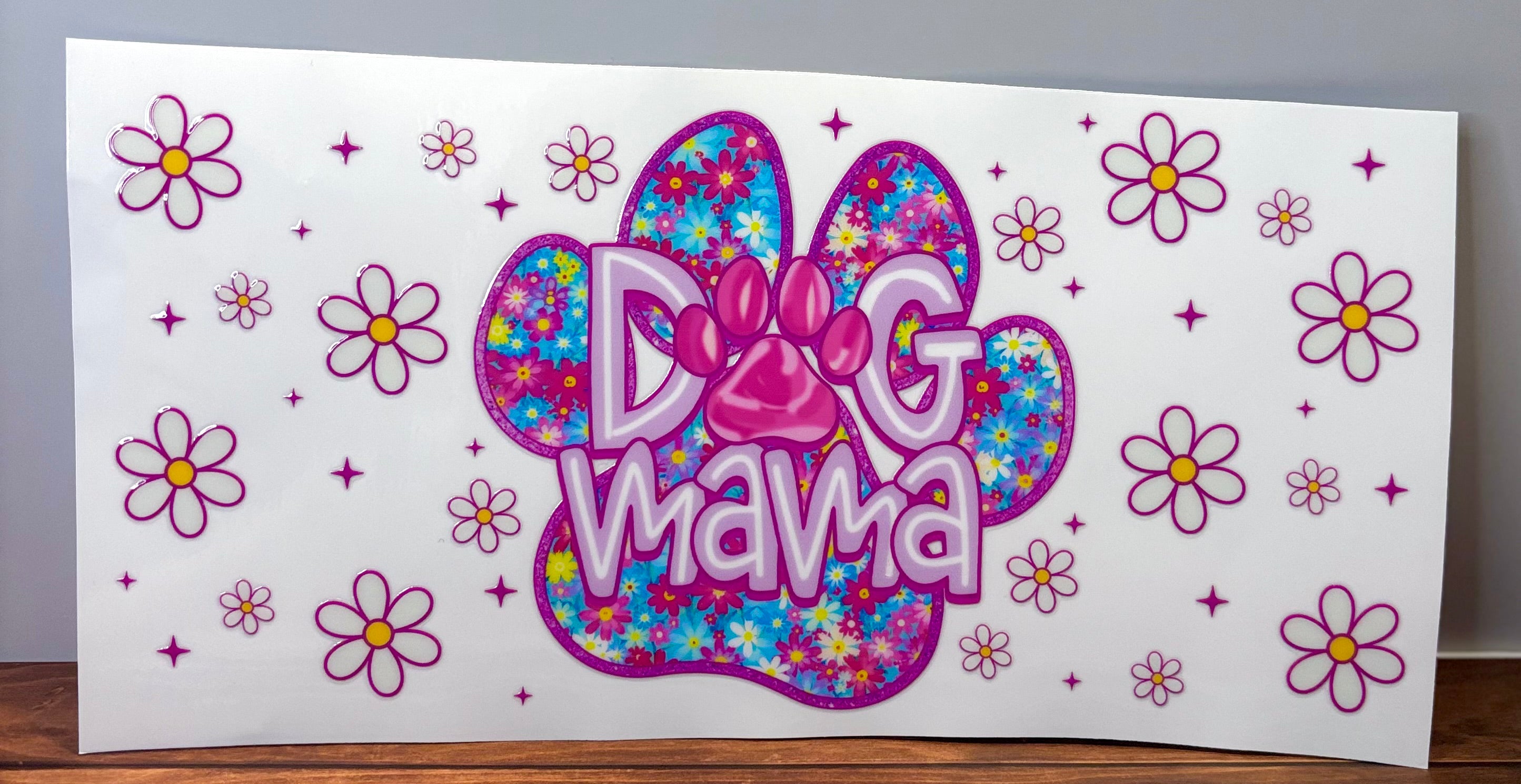 Dog Mama (Purple Paw) - Wrap