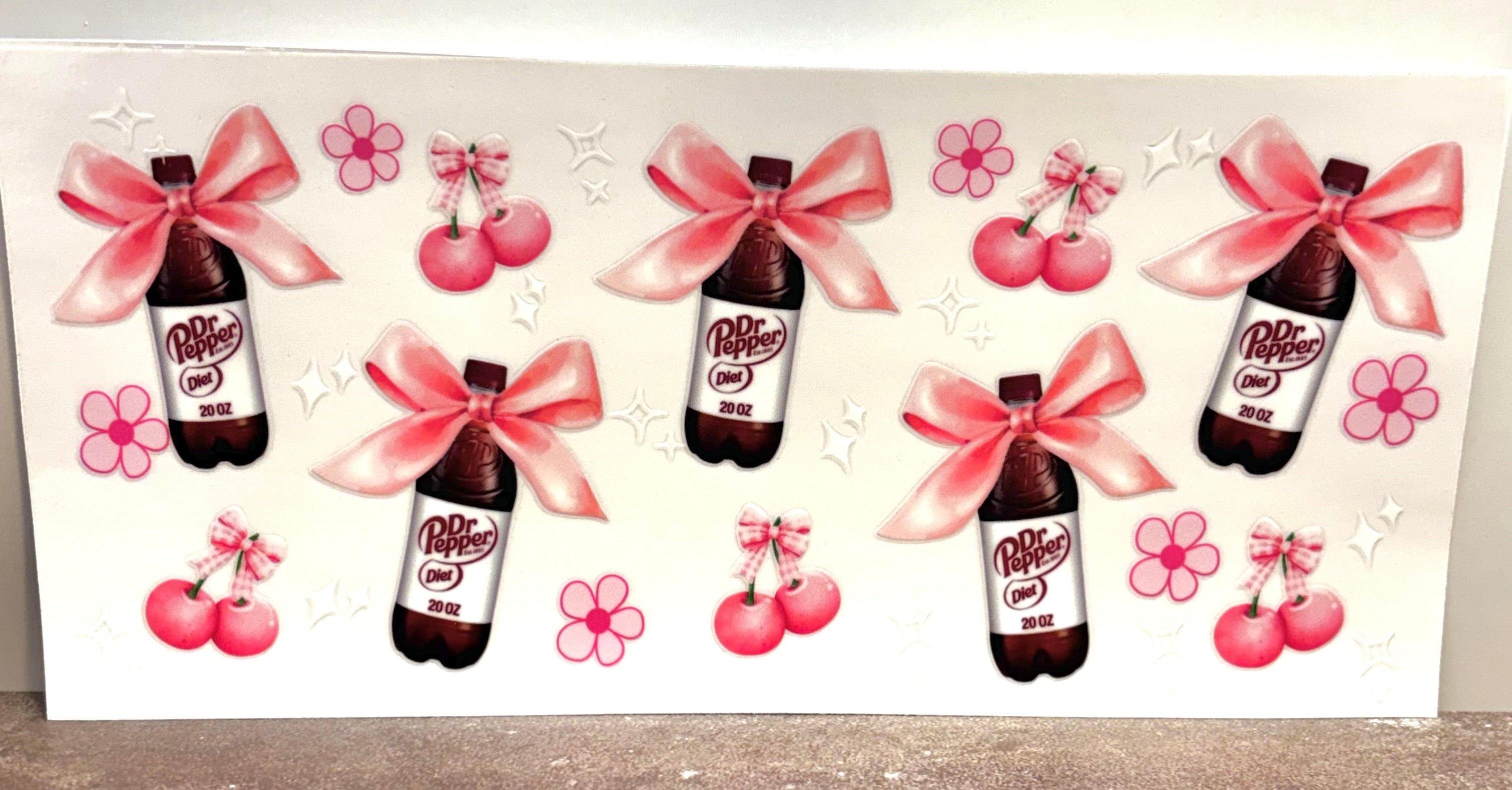 Diet DP Pink Bows - Wrap