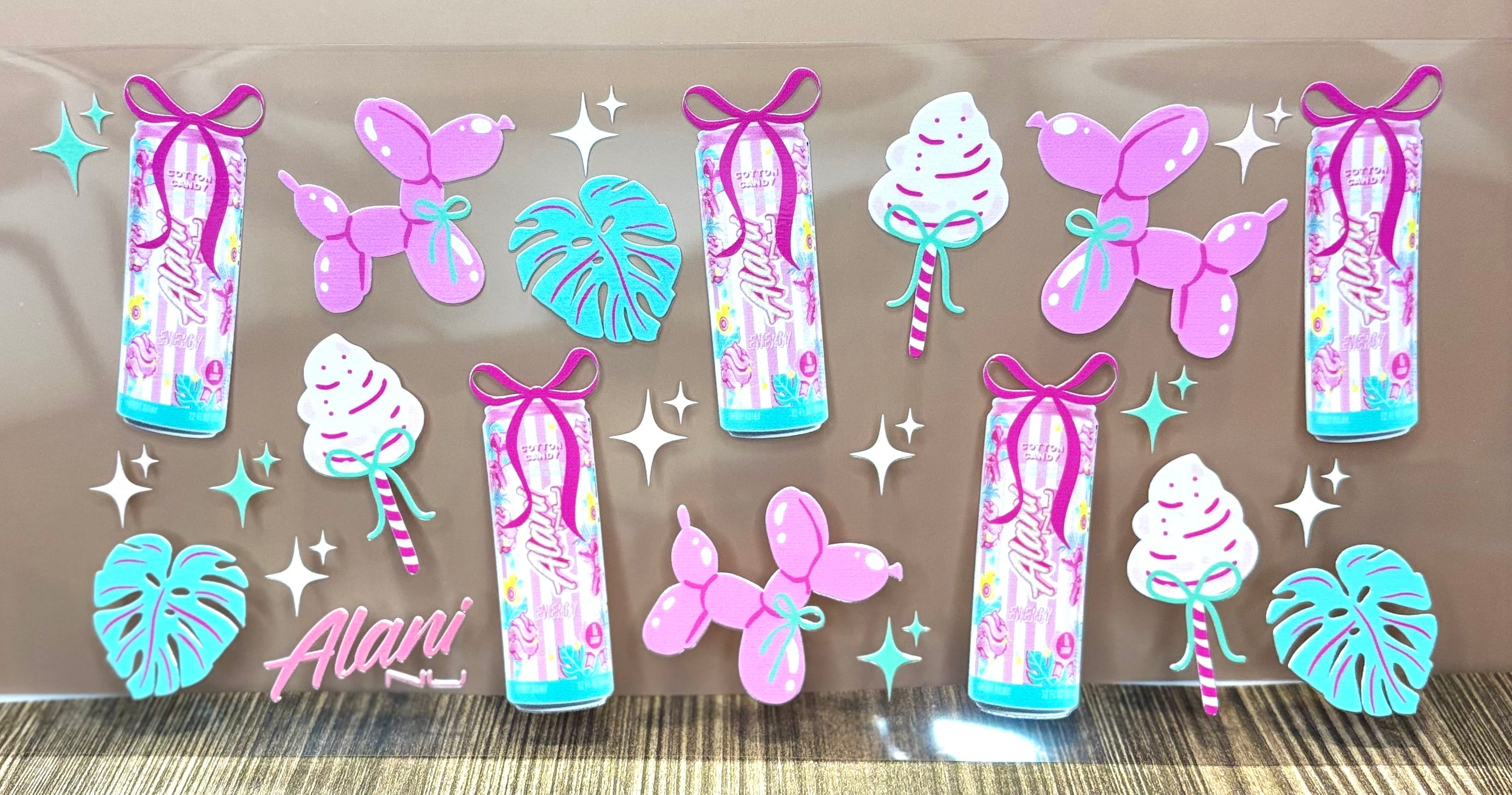 Energy Drink Cotton Candy Wrap