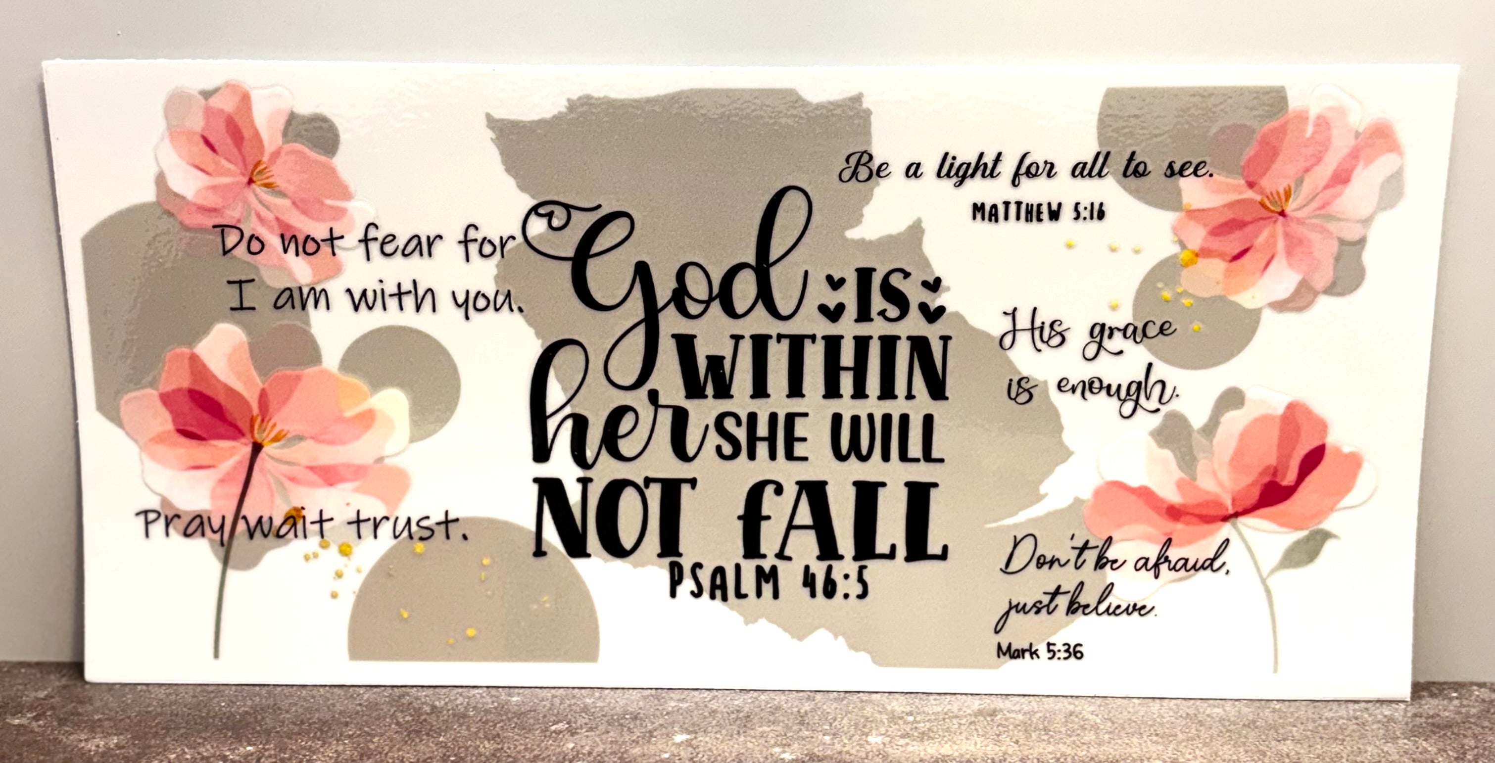 God Is Within Her She Will Not Fail - Wrap