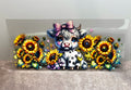 Highland Cow & Sunflowers - Wrap