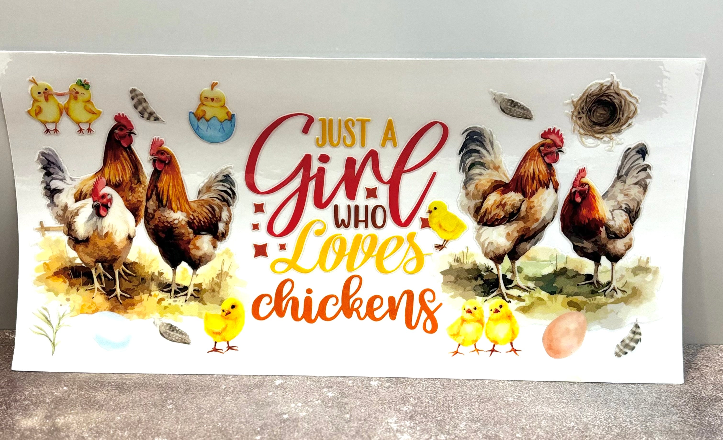 Just A Girl Who Loves Chickens - Wrap