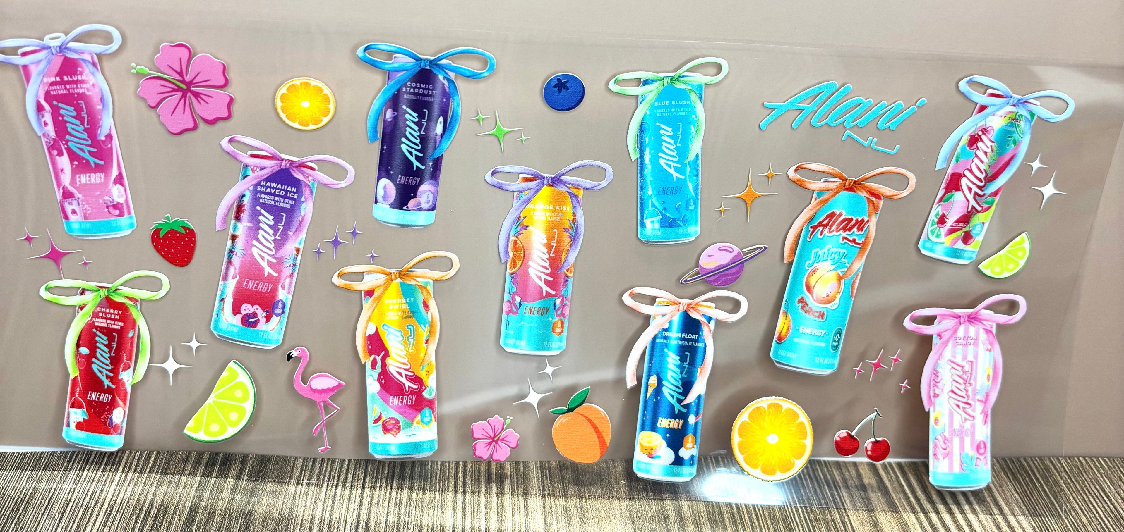 Energy Drink & Bows Wrap