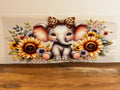 Baby Elephant & Sunflowers - Wrap