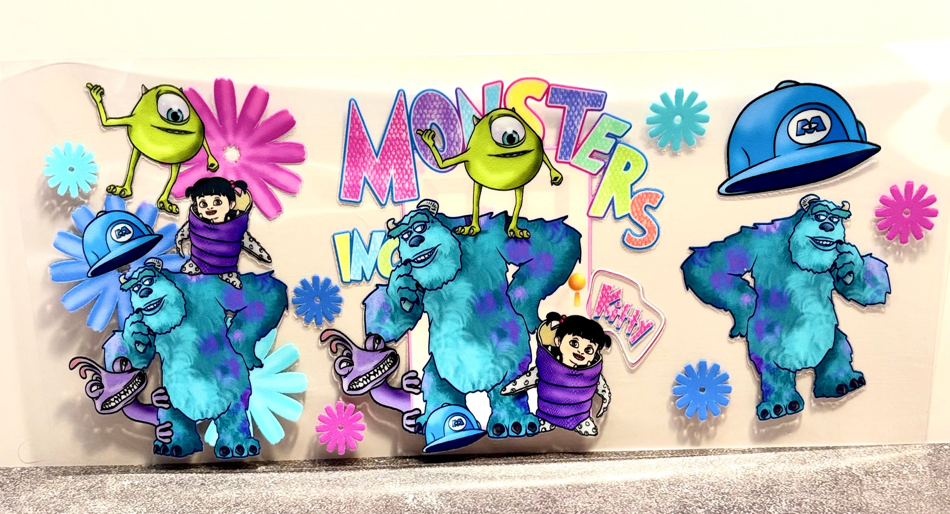 Blue & Green Monster - Wrap