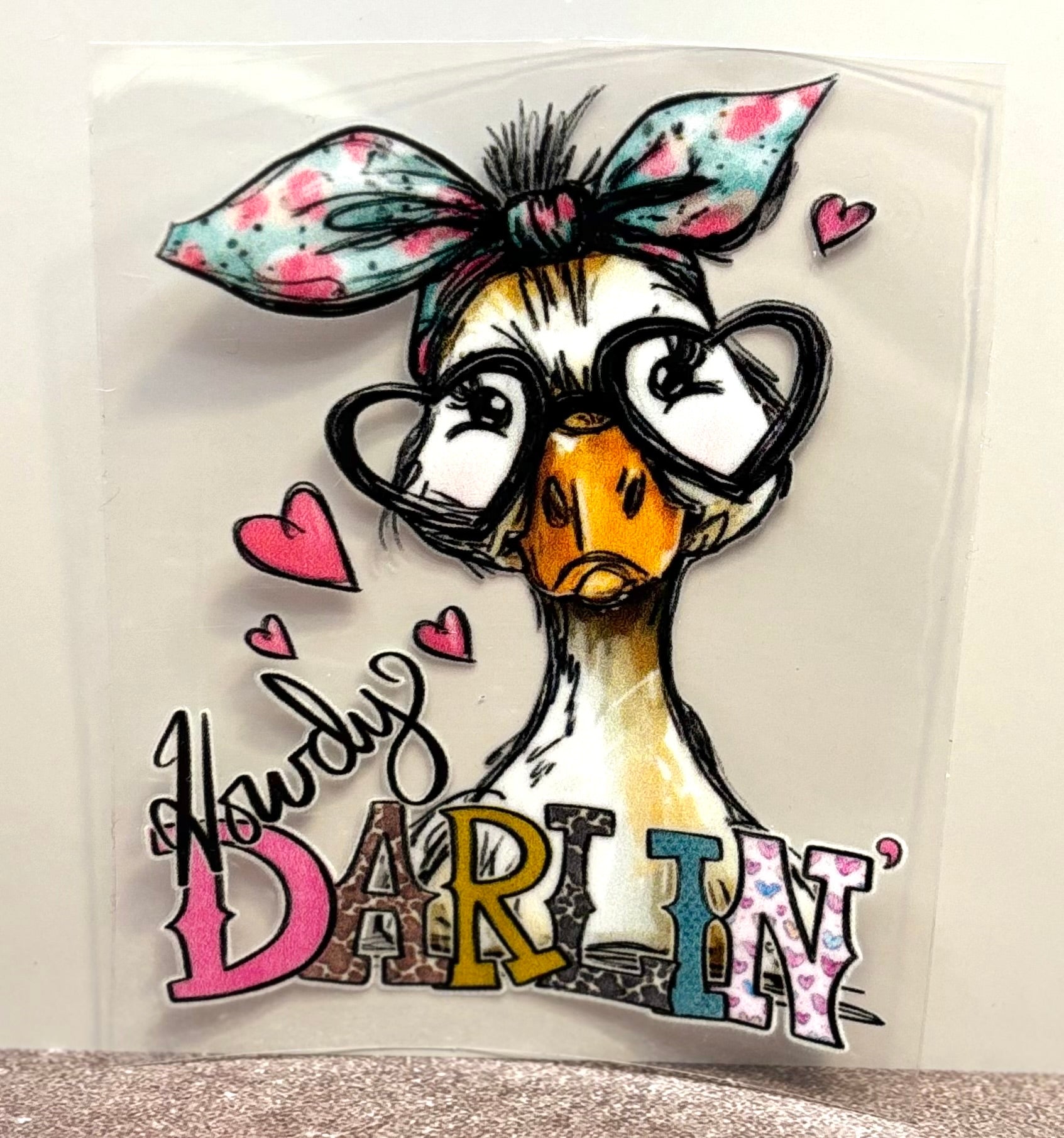 Howdy Darlin - Duck - Decal