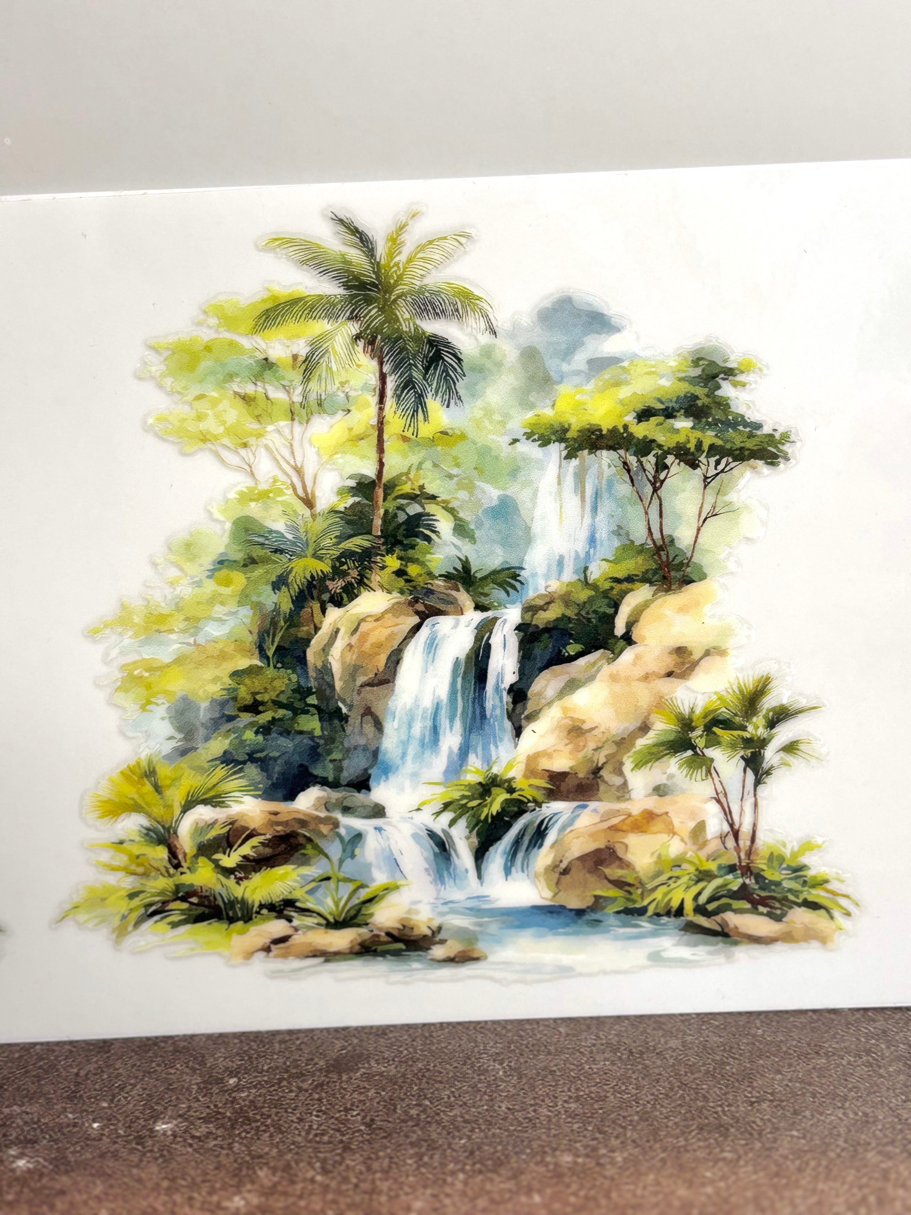Waterfall - 1 - Decal