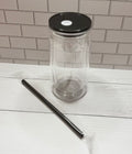 16oz Acrylic Snowglobe - Black