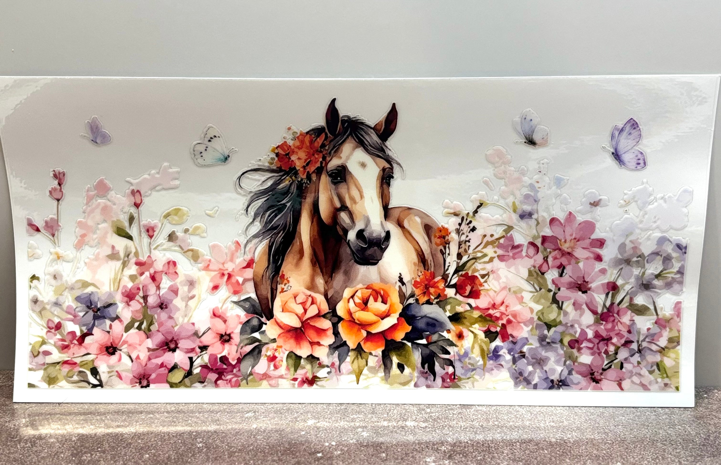 Horse & Wildflowers - Wrap