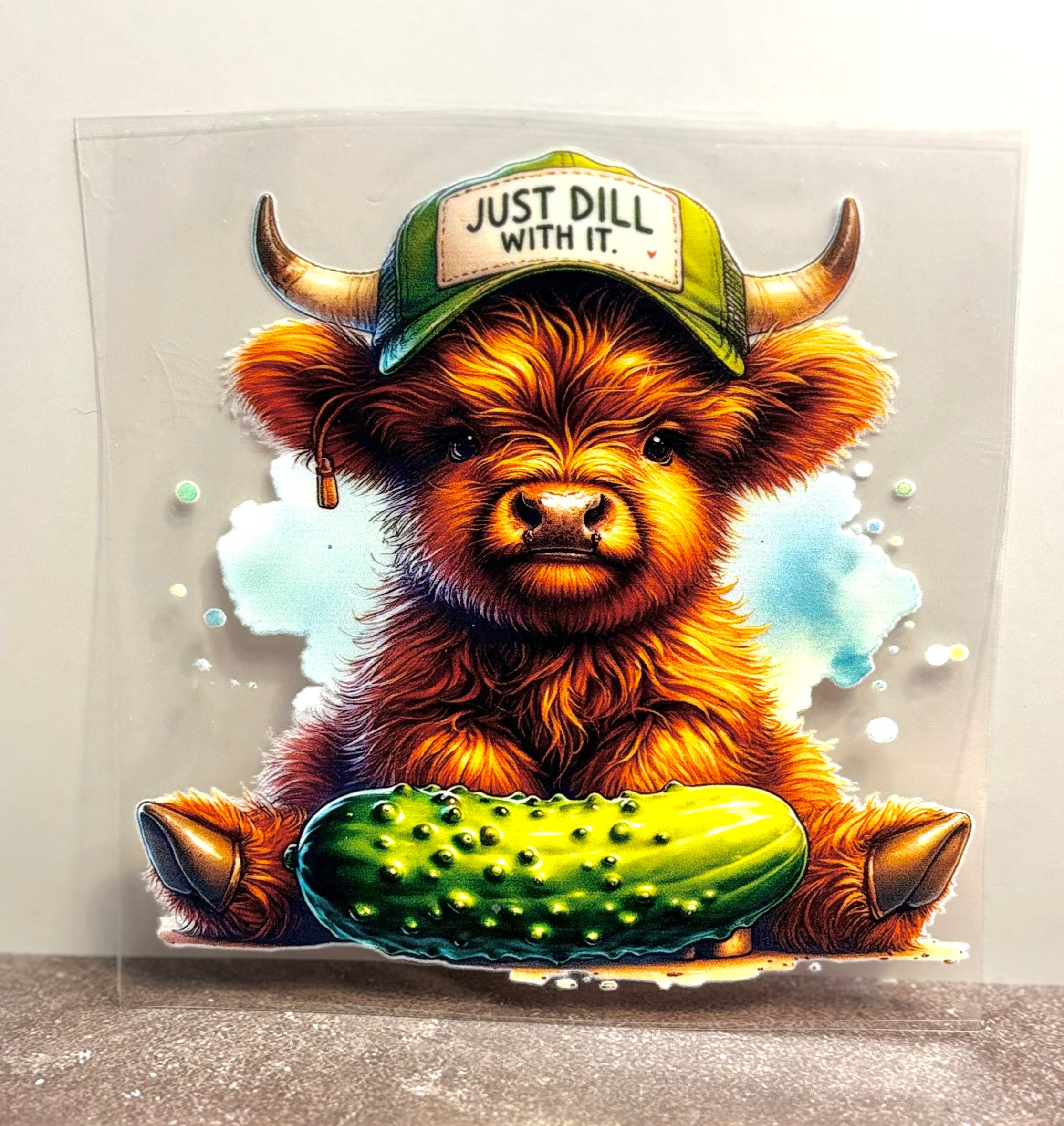 Just Dill With It - Cow - Decal