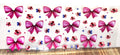 Pink Bows Wrap