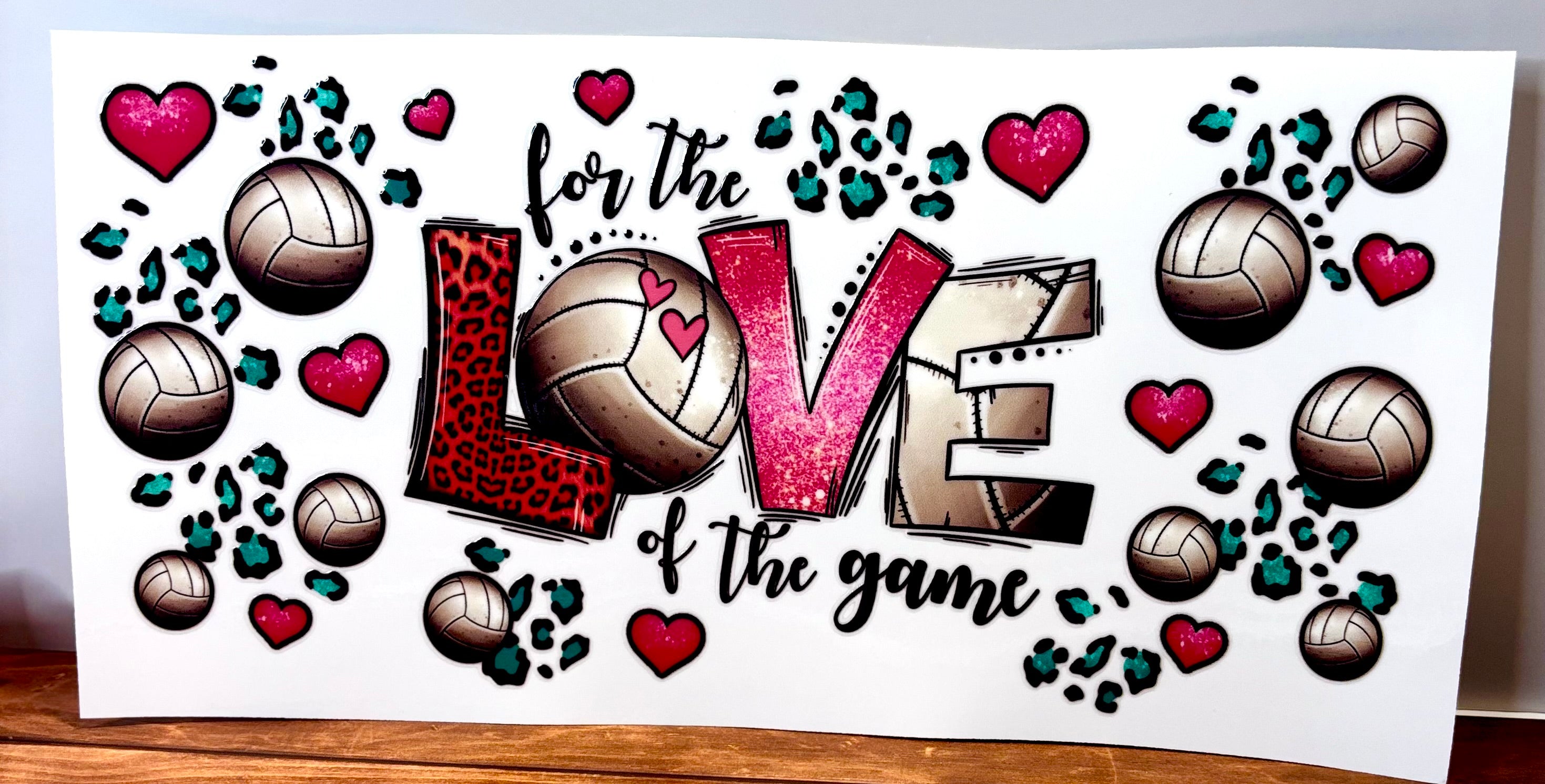Love Of The Game - Volleyball - Wrap
