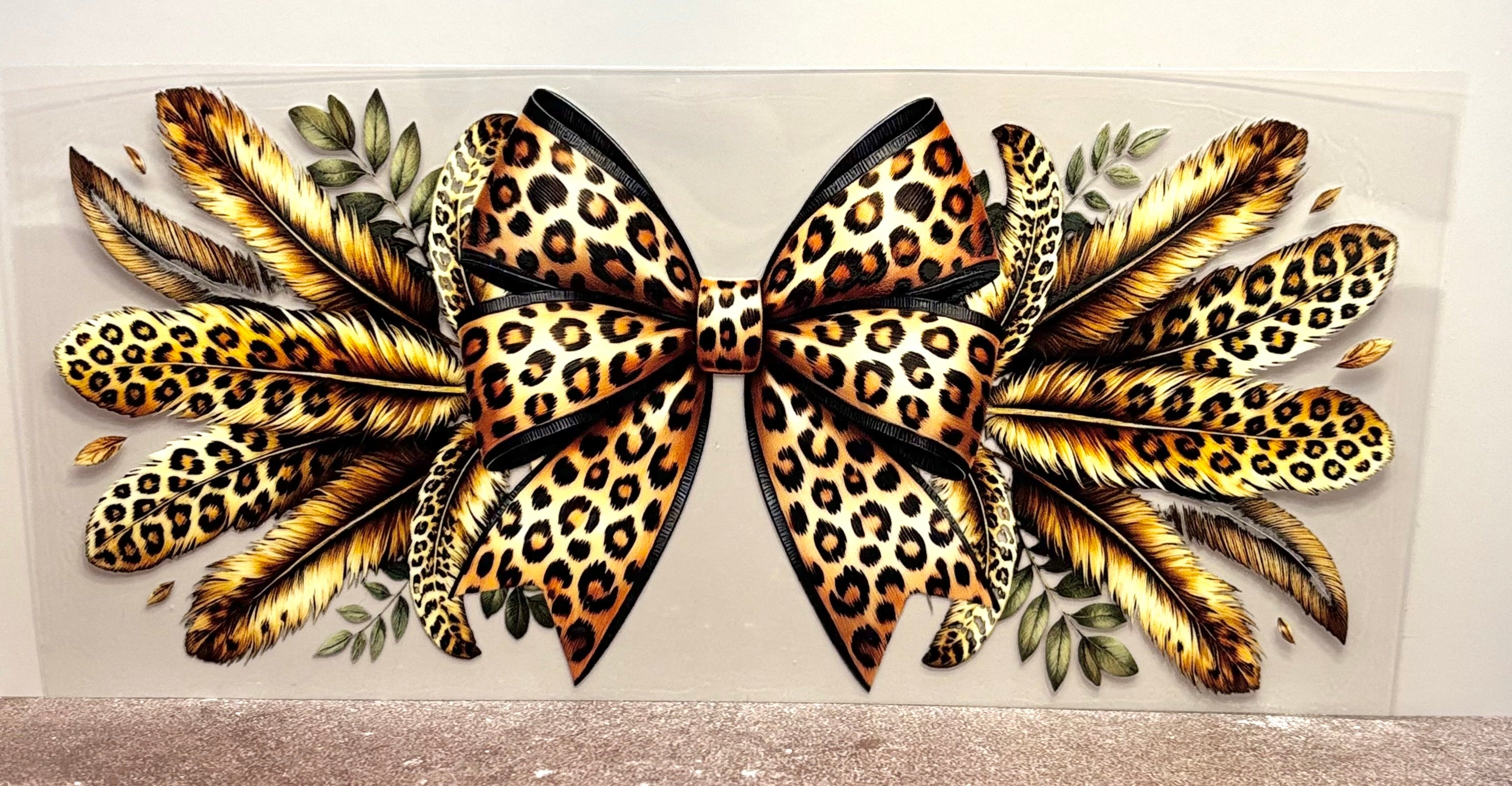 Black and Gold Bow - Wrap