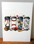 Baseball Tumblers - Decal