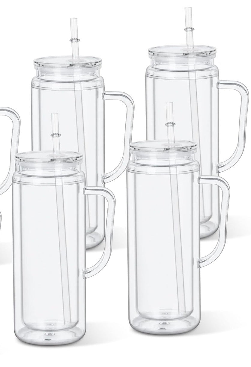 20oz Acrylic Snowglobe w/Handle