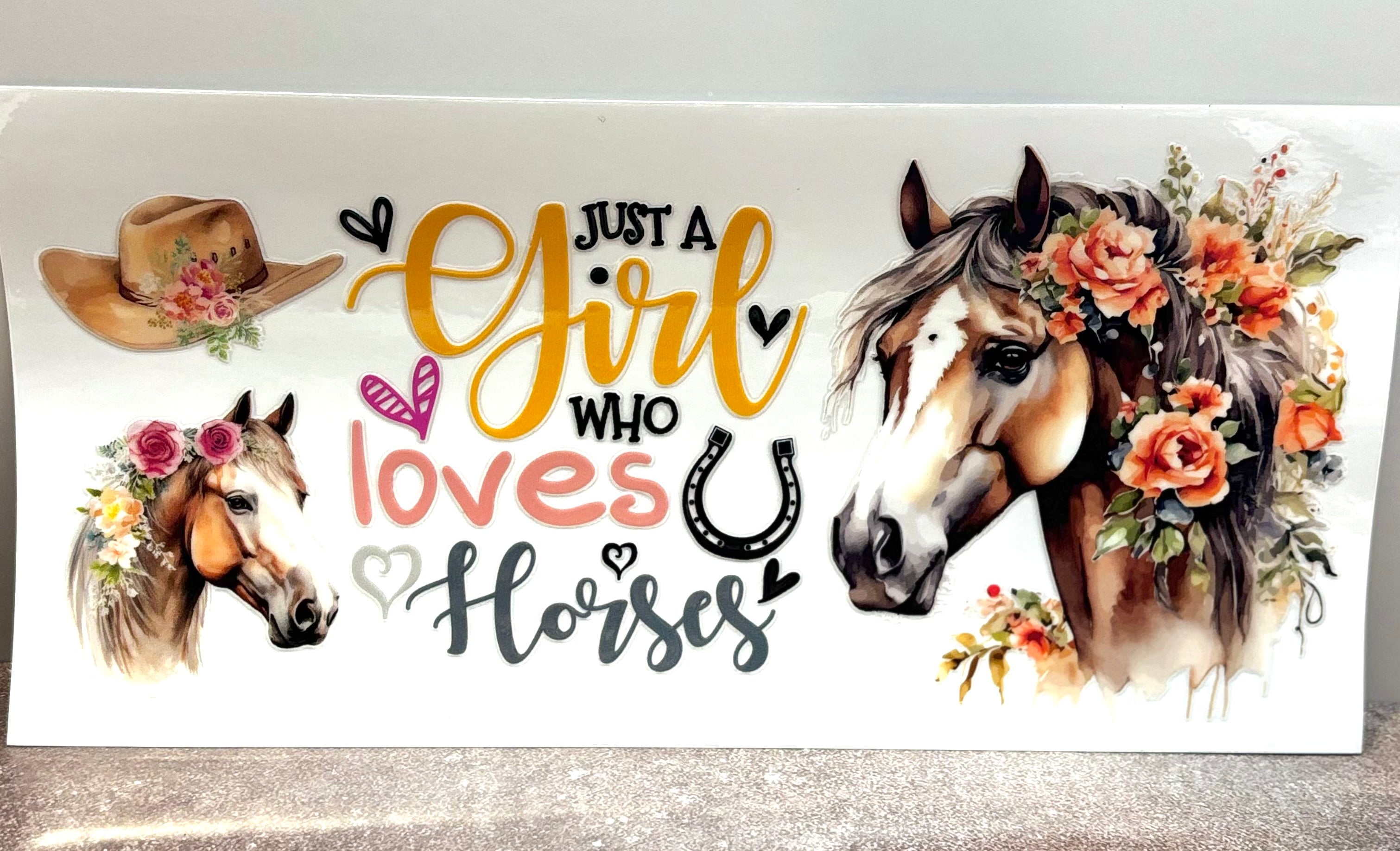 Just A Girl Who Loves Horses - Wrap