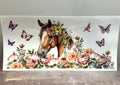 Horse with Butterflies & Wildflowers - Wrap