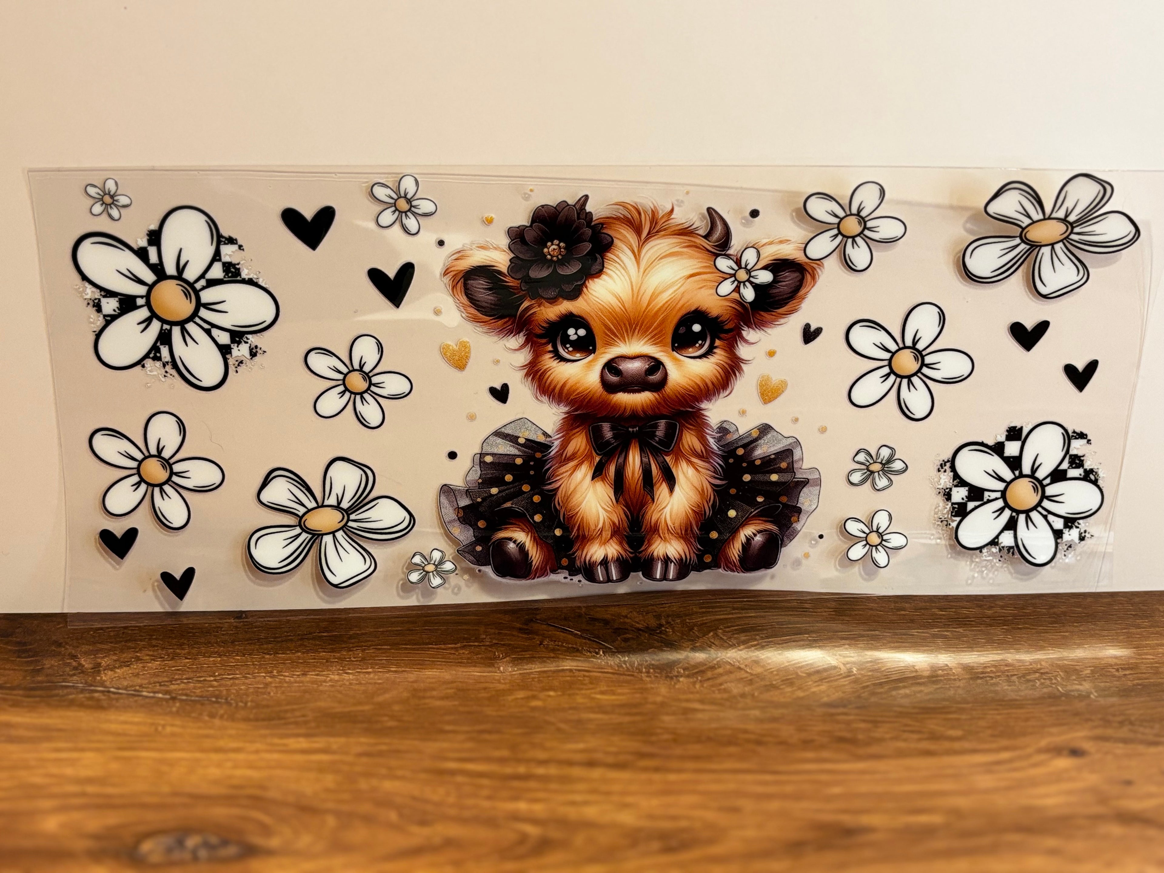 Mini Cow Black Tutu - Wrap