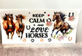 Keep calm & love horses - Wrap