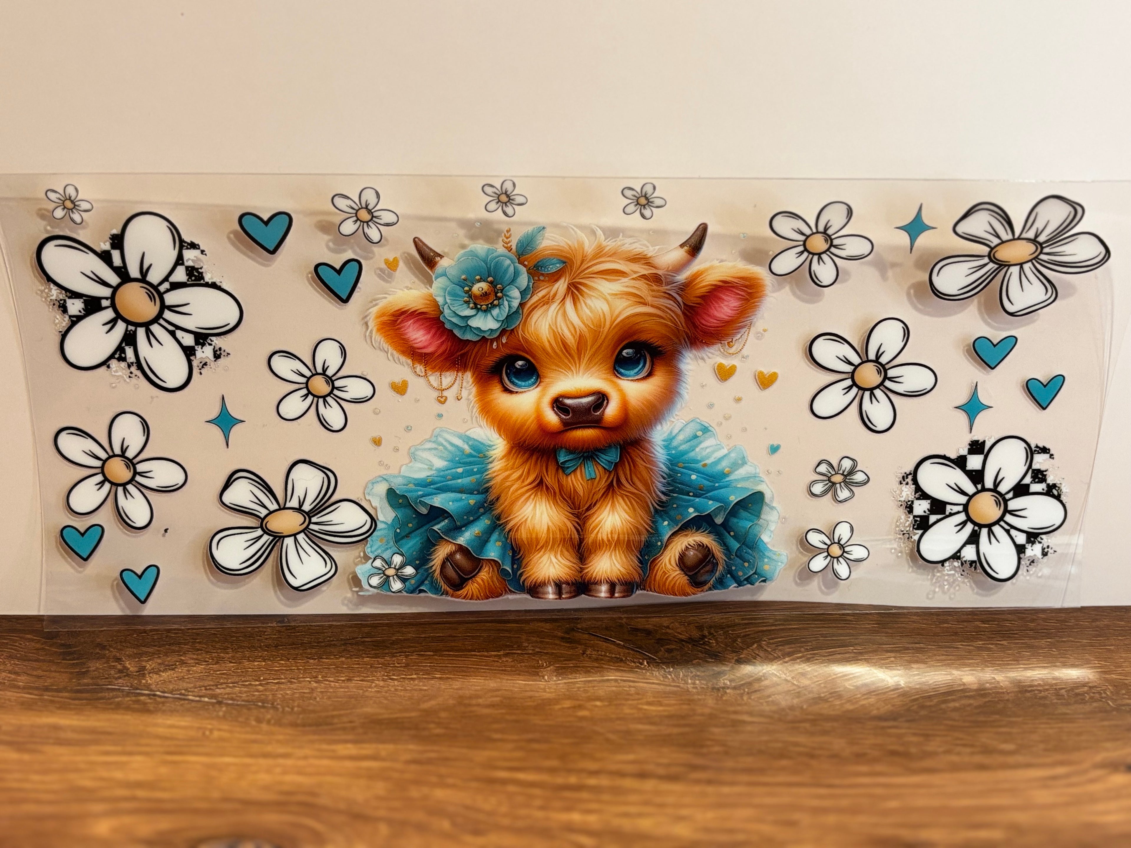 Mini Cow Blue Tutu - Wrap