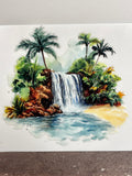 Single Waterfall - Decal