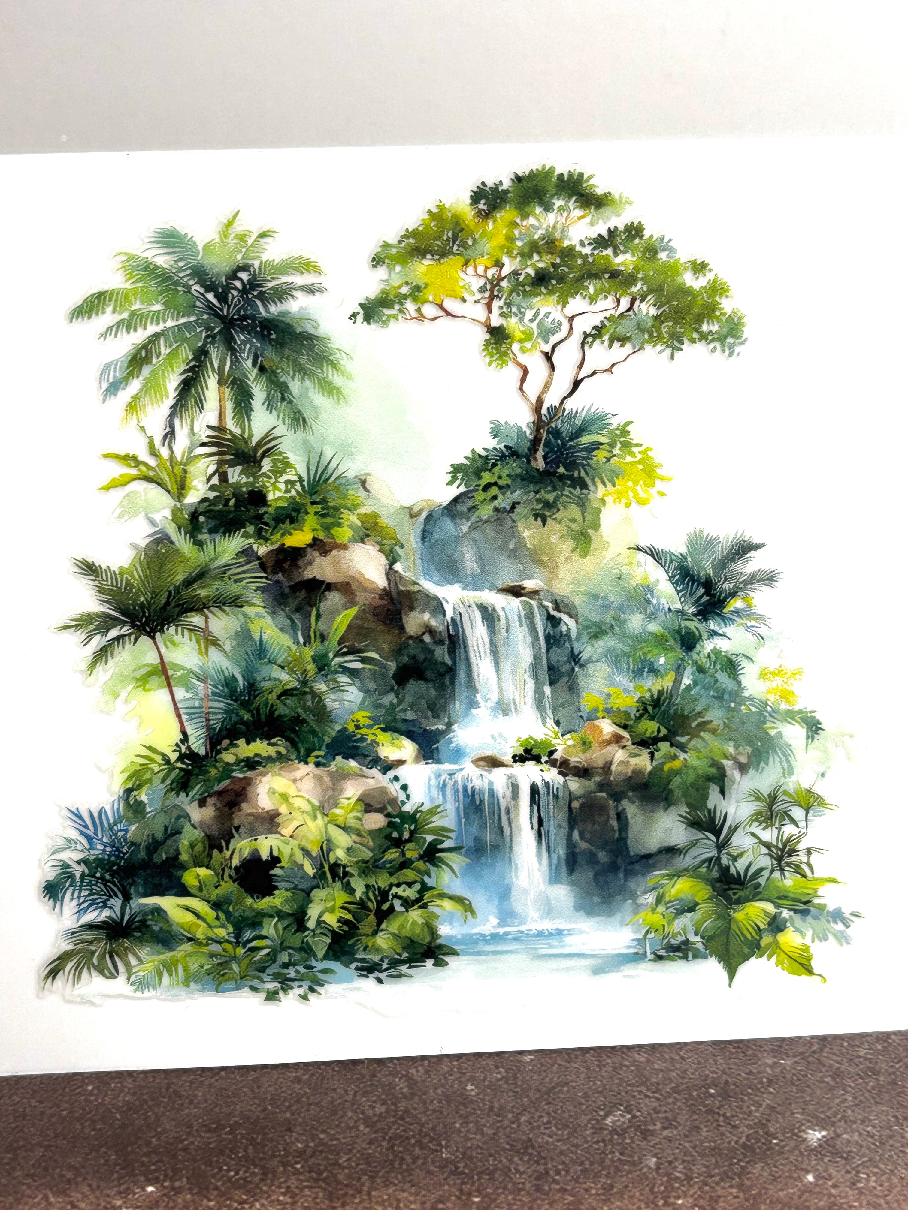 Waterfall - 2 - Decal