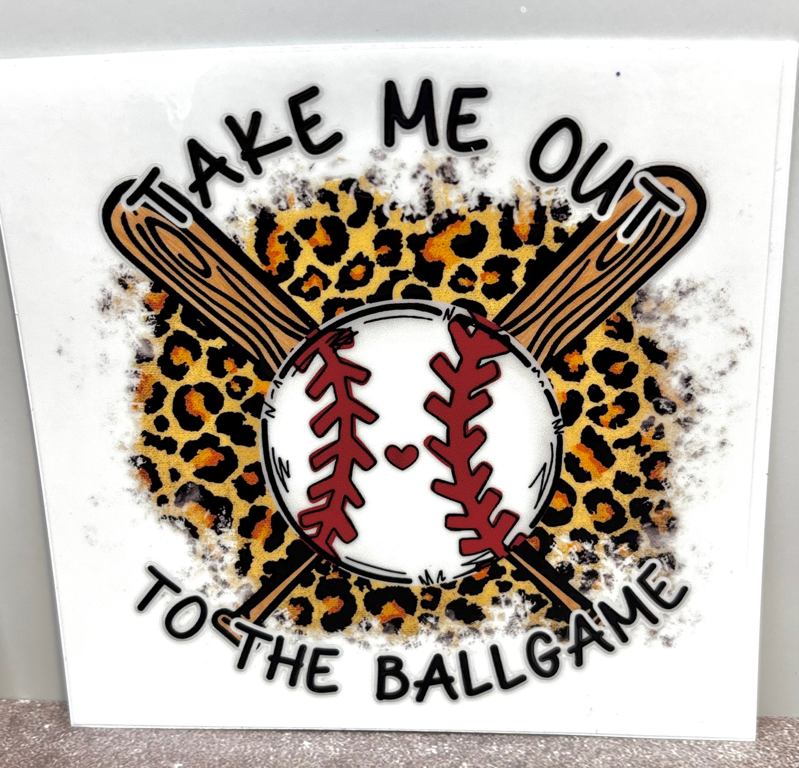 Take Me Out To The Ballgame - Decal