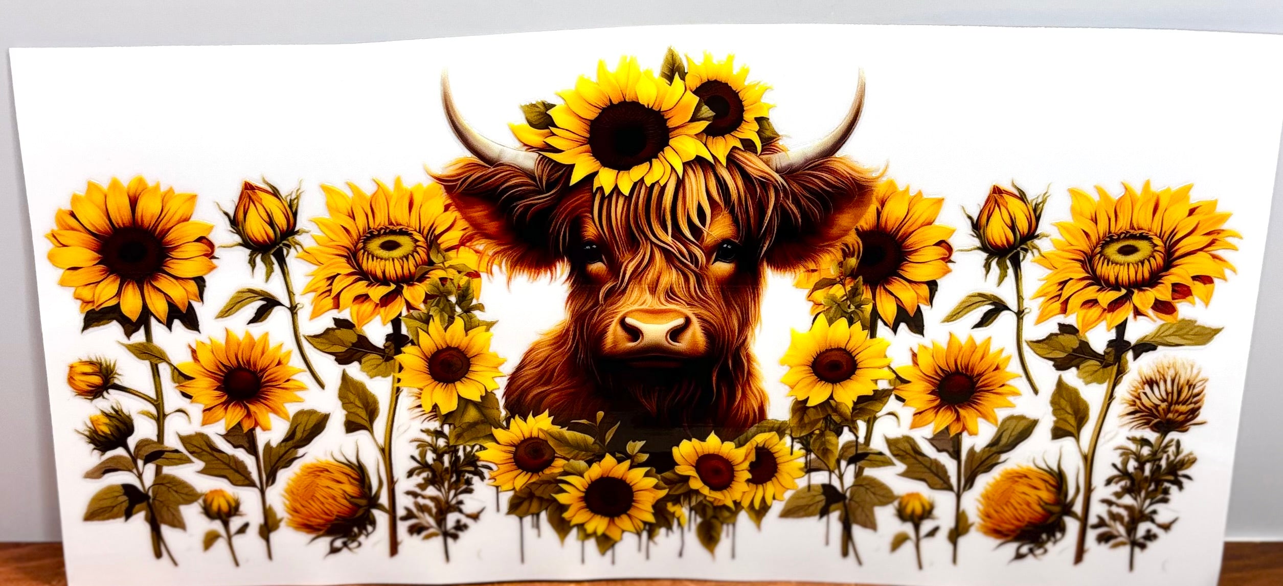 Sunflower Cow - Wrap