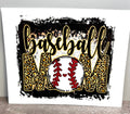 Baseball Mom Black Border - Decal