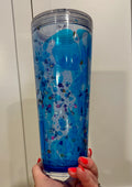 24oz Acrylic Snowglobe Tumbler - Aquarium - read description