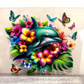 Dolphin & Butterflies - Decal