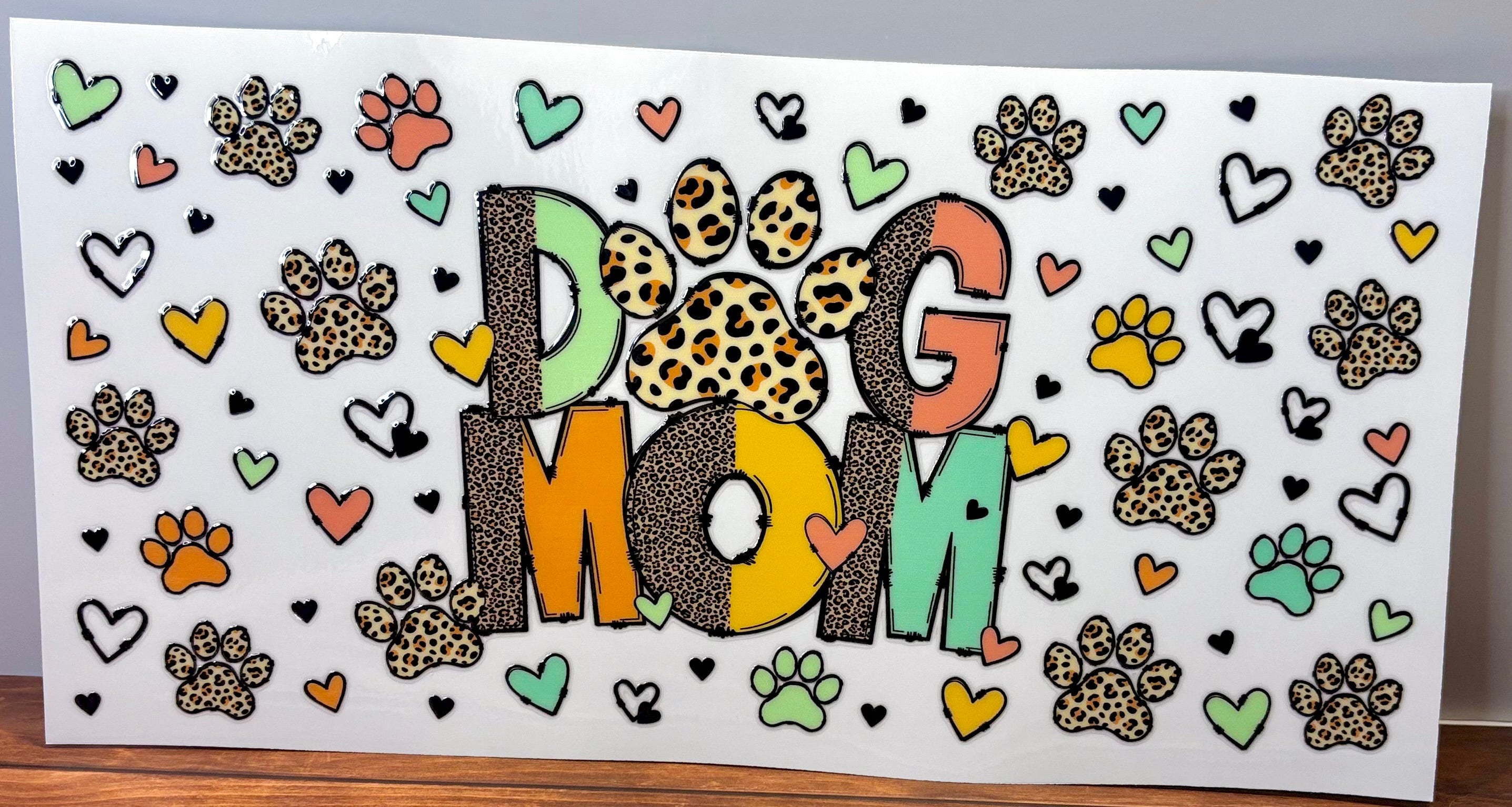 Leopard Dog Mom - Wrap