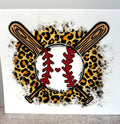 Baseball Leopard print - Decal