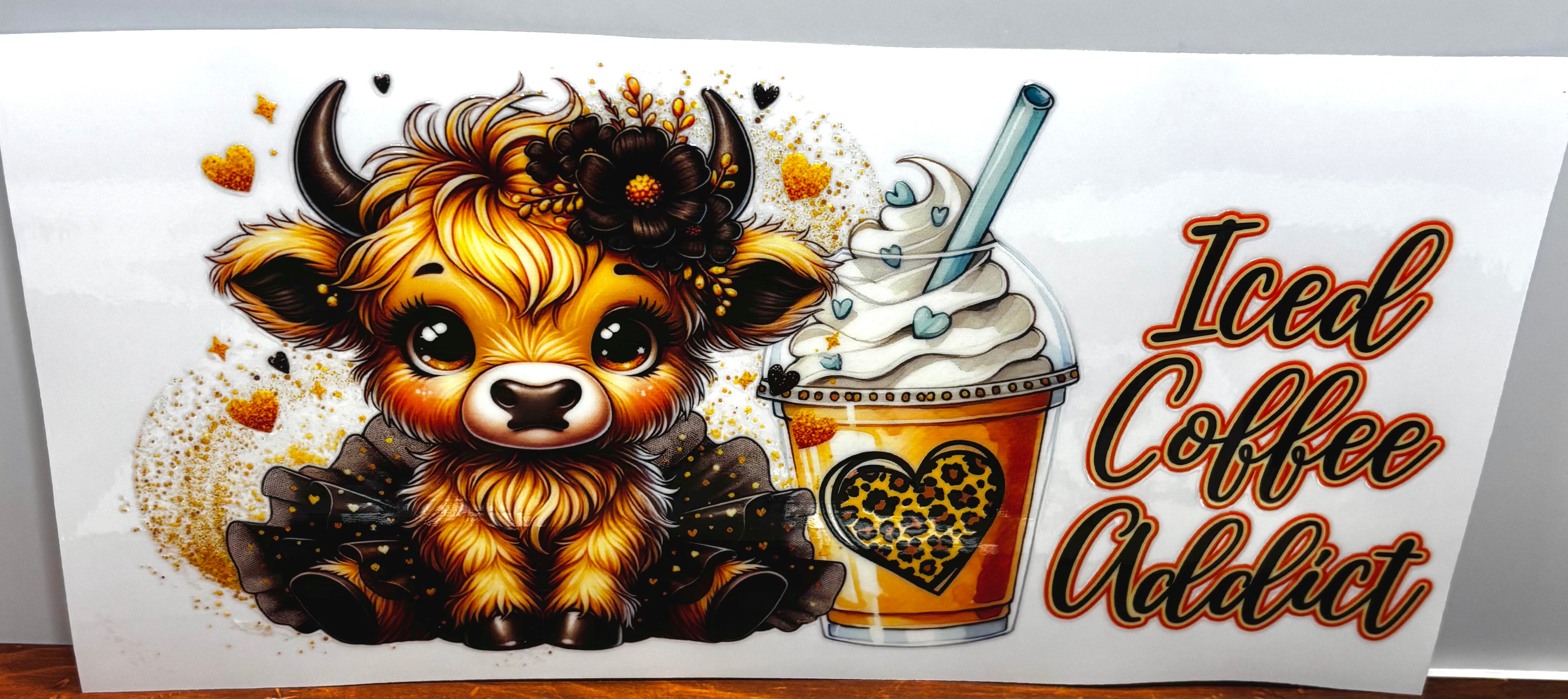 Coffee Cow (Black) - Wrap