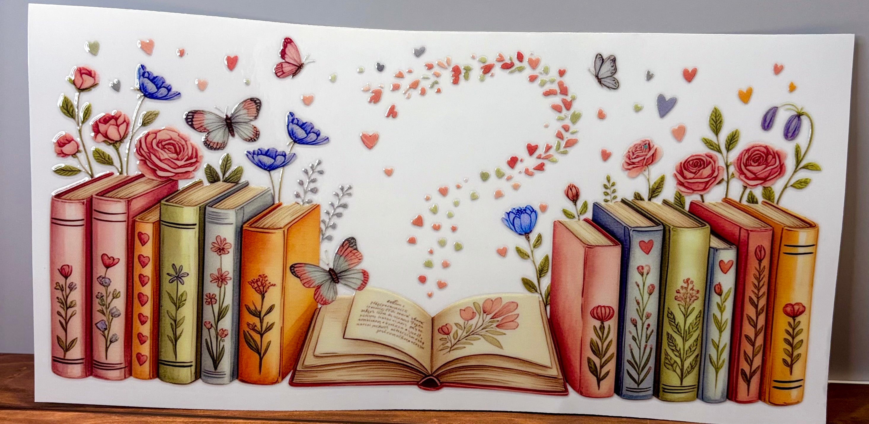 Books & Flowers - Wrap