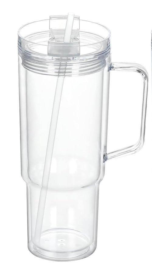 40oz Acrylic Snowglobe w/ handle