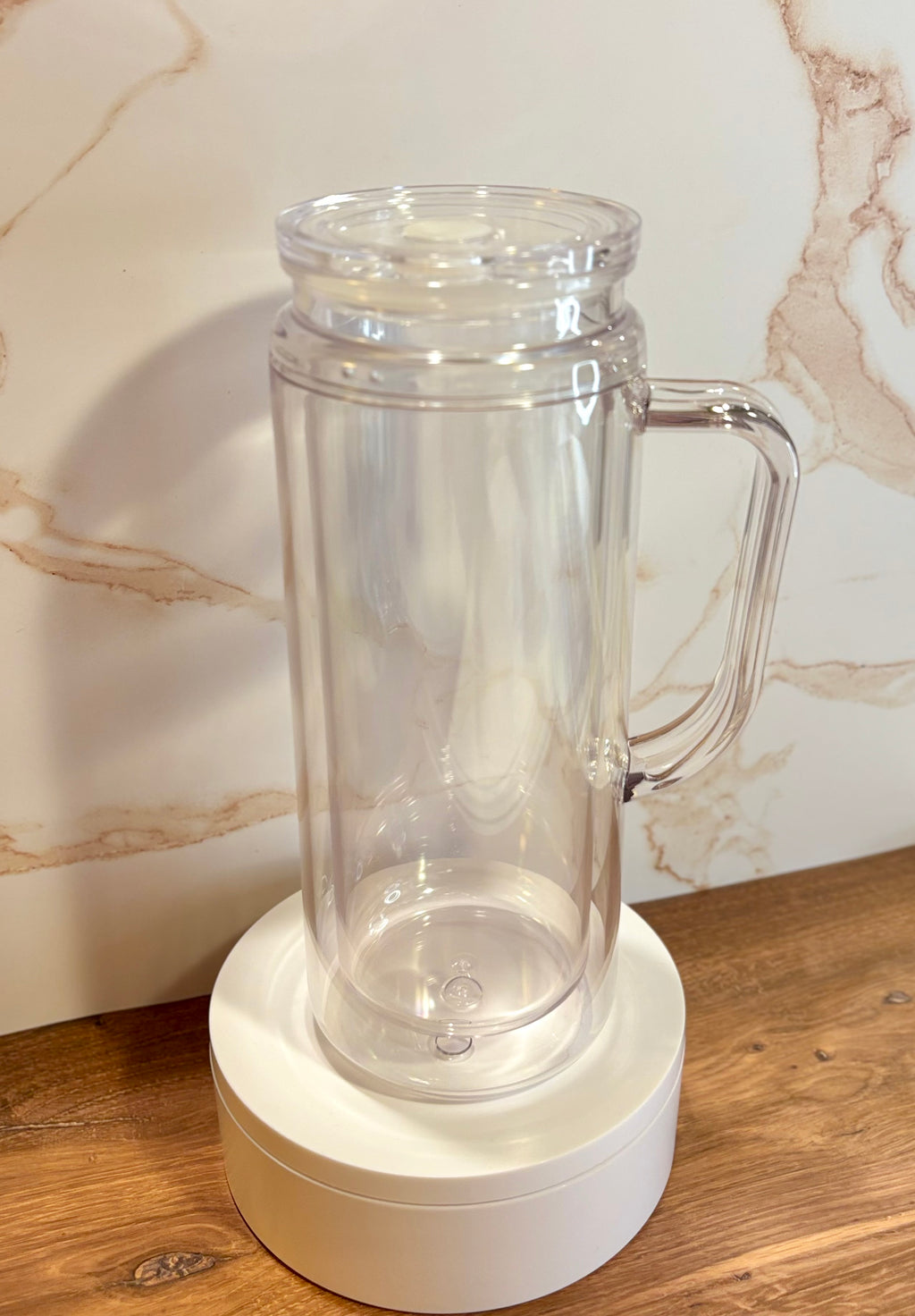 20oz Acrylic Snowglobe w/Handle
