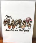 This Mamas Heart - Baseball Decal