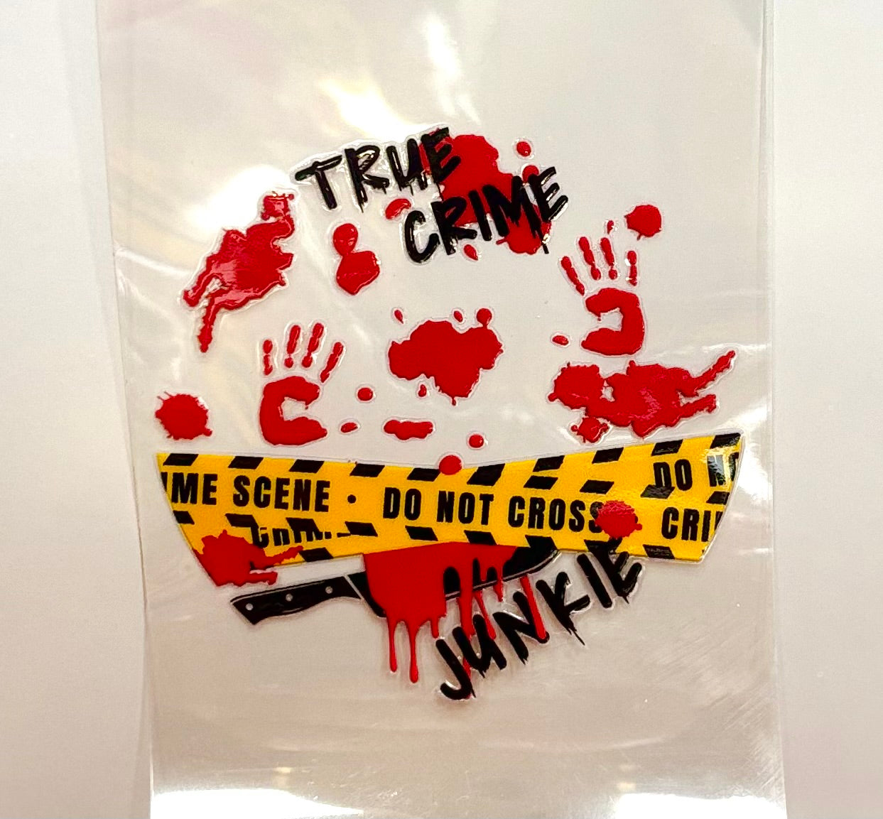 True Crime Junkie - Decal