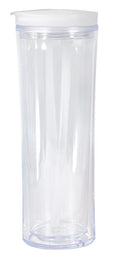 25oz Flip-Top Acrylic (Glow) Snowglobe Tumbler